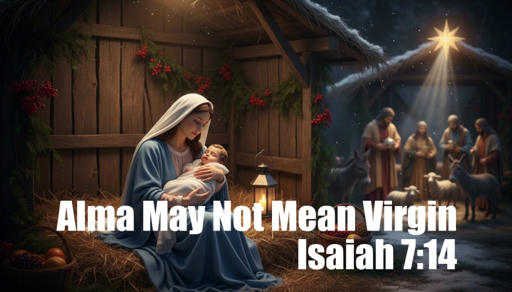 Alma May Not Mean&nbsp;Virgin